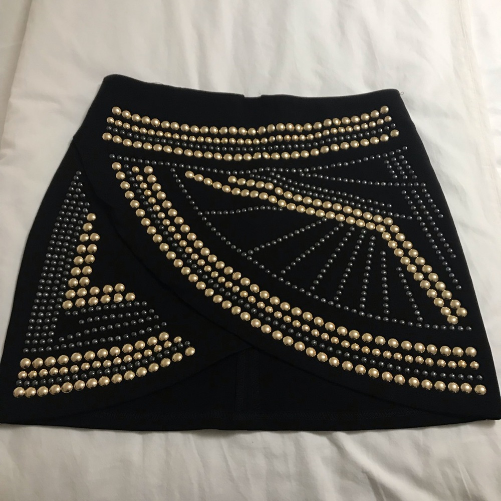Studded Mini Skirt